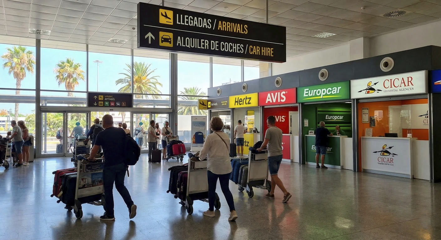 Tenerife South Airport (TFS) Car Hire: A Step-by-Step Guide to the Arrivals Hall